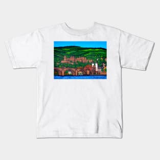 Heidelberg Castle and Old Bridge Kids T-Shirt